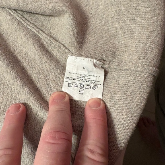 Old Navy Women’s light gray open front cardigan “OPP Cocoon of Slate Heather” - Picture 5 of 7